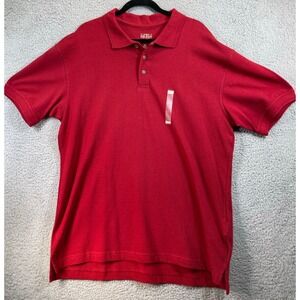 Red Head‎ Shirt  Men's Size Large Red Polo Short Sleeve Shirt New